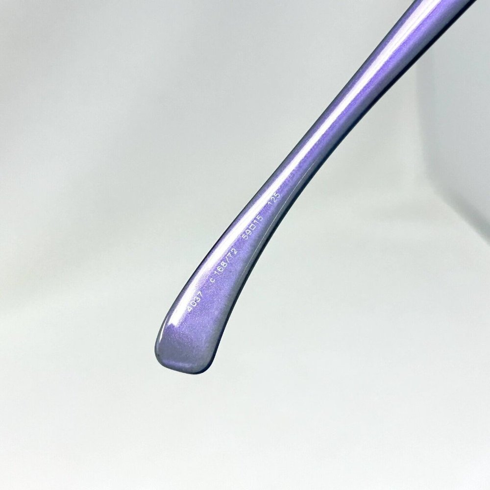 Vintage Chanel Sunglasses rimless 4037 168/ 72 Blue  Iridium Temples 59 [] 15 - Picture 4 of 14